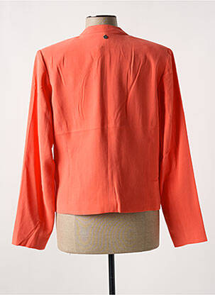 Veste chic col v orange JULIE GUERLANDE femme