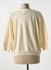 Gilet manches longues beige JULIE GUERLANDE pour femme seconde vue