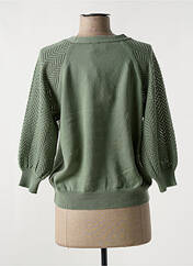 Gilet manches longues vert JULIE GUERLANDE pour femme seconde vue