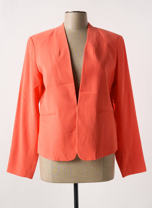 Veste chic col v orange JULIE GUERLANDE femme