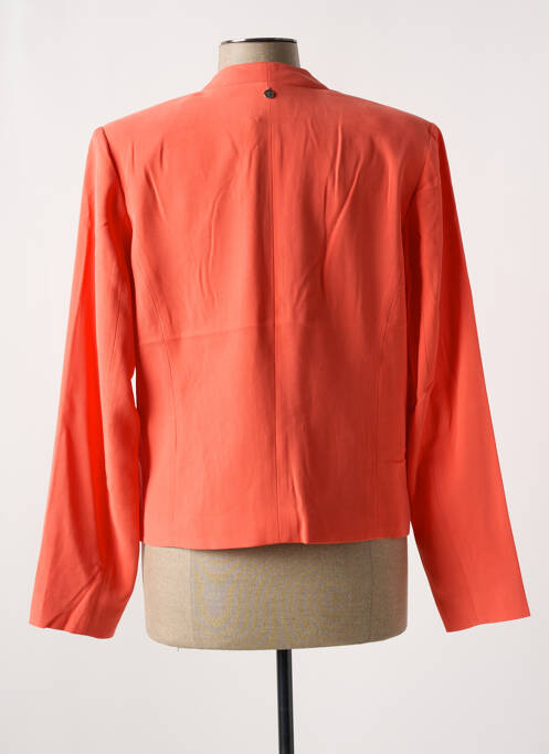 Veste chic col v orange JULIE GUERLANDE femme