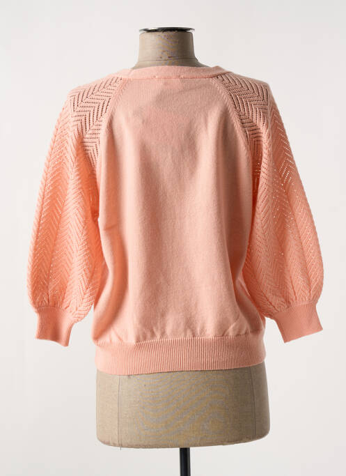 Gilet manches longues orange JULIE GUERLANDE pour femme