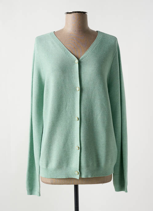 Gilet manches longues vert JULIE GUERLANDE pour femme