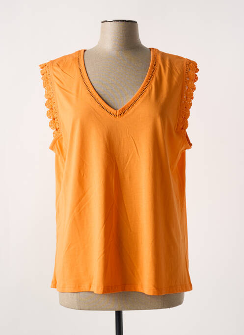 Débardeur orange JULIE GUERLANDE pour femme