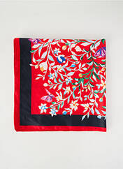 Foulard rouge C'EST BEAU LA VIE pour femme seconde vue