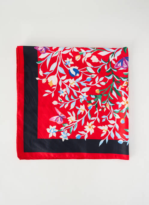 Foulard rouge C'EST BEAU LA VIE pour femme