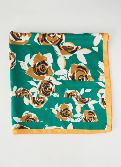Foulard vert C'EST BEAU LA VIE pour femme