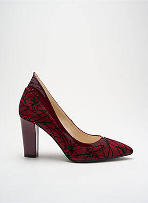 Escarpins matière lisse talon de 7 à 9cm violet SACHA LONDON femme