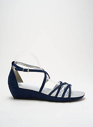 Sandales/nu pieds fermeture bride(s) talon de 4 à 6cm bleu JB MARTIN femme
