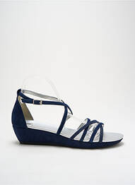 Sandales/nu pieds fermeture bride(s) talon de 4 à 6cm bleu JB MARTIN femme