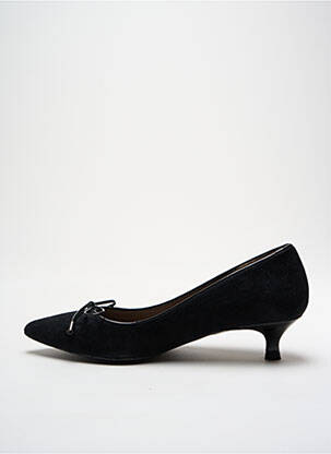 Escarpins nubuck talon de 4 à 6cm noir SACHA LONDON femme
