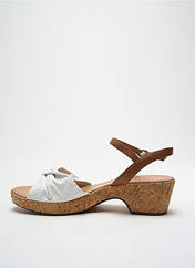 Sandales/Nu pieds blanc ADIGE pour femme seconde vue
