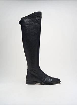 Cuissardes tissage satiné talon plat jusqu'à 3cm noir JB MARTIN femme