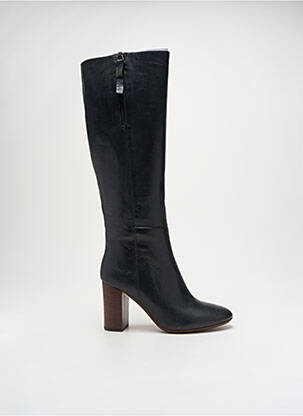 Bottes tissage satiné talon de 7 à 9cm noir JB MARTIN femme