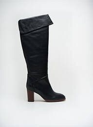 Bottes tissage satiné talon de 4 à 6cm noir JB MARTIN femme
