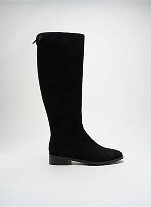 Bottes nubuck talon plat jusqu'à 3cm noir JB MARTIN femme