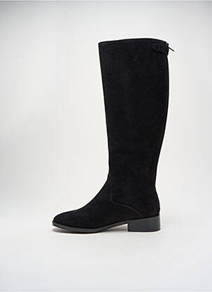 Bottes nubuck talon plat jusqu'à 3cm noir JB MARTIN femme