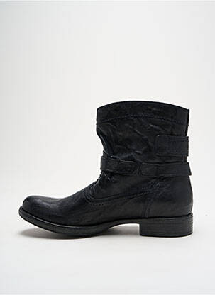 Bottines/boots matière lisse talon plat jusqu'à 3cm noir NERO GIARDINI femme