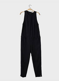 Combi-pantalon tissage crêpe sans manche noir IRO femme