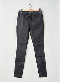 Pantalon slim tissage enduit taille normale noir ESPRIT femme