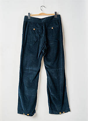 Pantalon droit taille à pinces taille haute bleu LA REDOUTE femme
