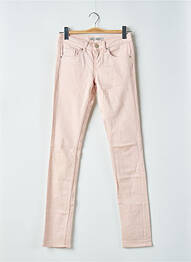 Jeans coupe slim taille basse taille basse rose TOPSHOP femme