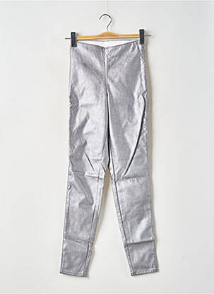 Legging effet matière satinée taille haute argent DIVIDED H&M femme