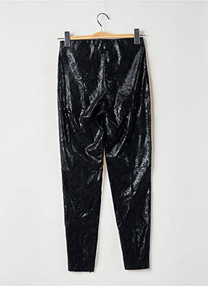 Legging effet matière satinée taille haute noir ZARA femme
