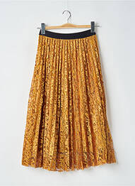 Jupe mi-longue coupe évasée jaune ESSENTIEL ANTWERP femme