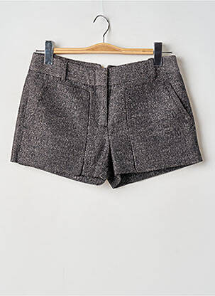 Short fermeture zippée sous rabat avec crochet taille normale noir BCBGMAXAZRIA femme