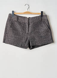 Short fermeture zippée sous rabat avec crochet taille normale noir BCBGMAXAZRIA femme