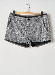 Short fermeture zippée sous rabat boutonné taille normale argent VILA femme
