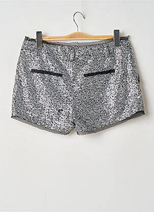 Short fermeture zippée sous rabat boutonné taille normale argent VILA femme
