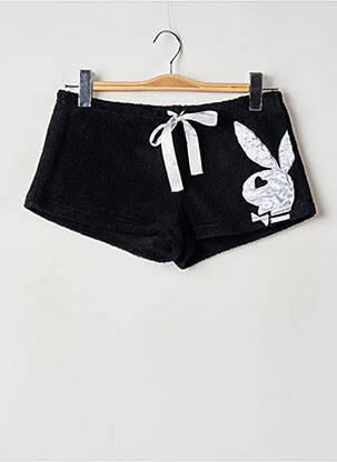 Pyjama taille élastique noir PLAYBOY femme