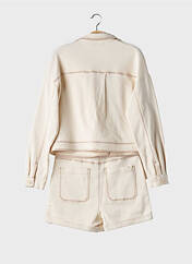 Ensemble pantalon beige PIECES pour femme seconde vue