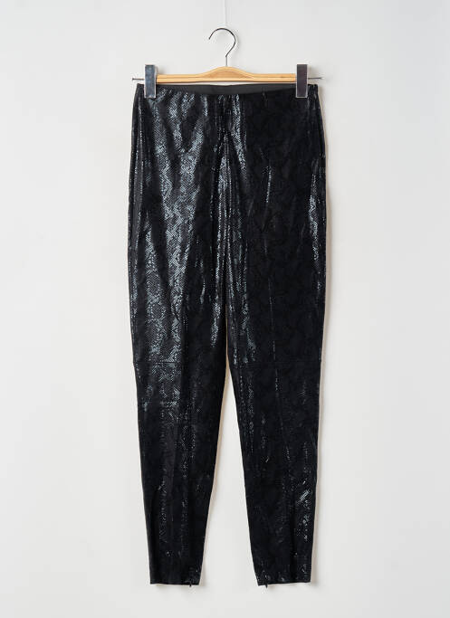 Legging tissage suedine taille haute noir ZARA femme