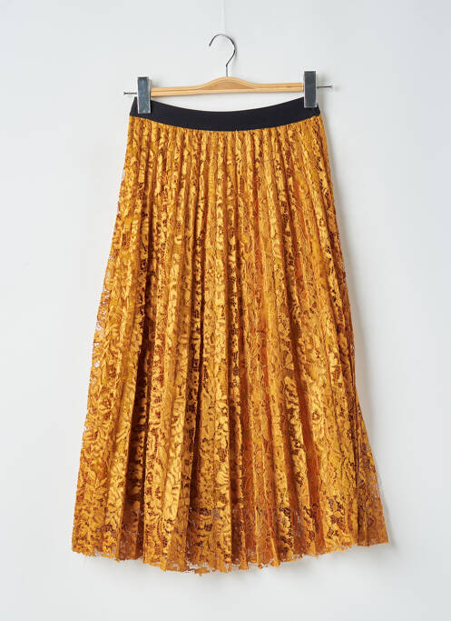 Jupe mi-longue coupe évasée jaune ESSENTIEL ANTWERP femme