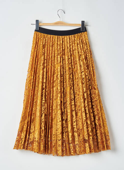 Jupe mi-longue coupe évasée jaune ESSENTIEL ANTWERP femme
