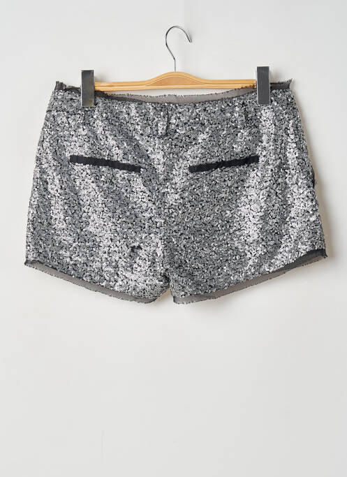 Short fermeture zippée sous rabat boutonné taille normale argent VILA femme