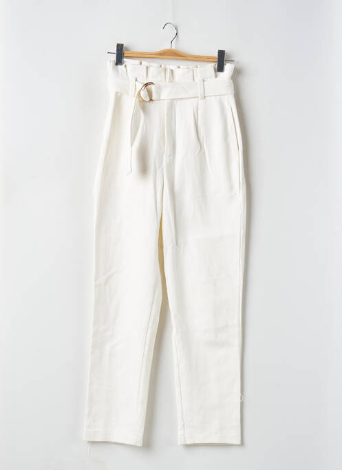 Jean coupe Mom blanc BOOHOO pour femme