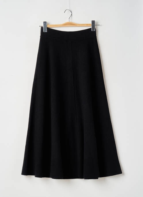 Jupe longue noir ZARAKNIT pour femme