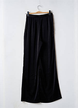 Pantalon large fermeture zip latéral taille haute noir NASTY GAL femme