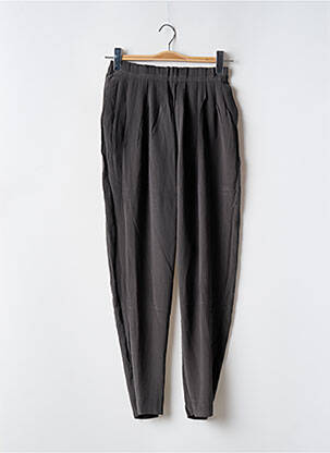 Pantalon droit taille à pinces taille haute vert ZARA femme