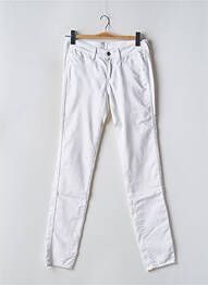 Jeans coupe slim taille basse taille basse blanc H&M femme