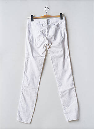 Jeans coupe slim taille basse taille basse blanc H&M femme