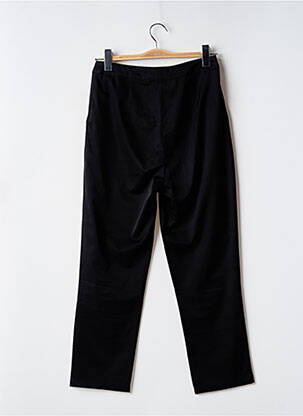 Pantalon droit taille à pinces taille haute noir BOOHOO femme