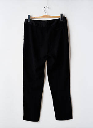 Pantalon droit tissage crêpe taille normale noir GRACE & MILA femme