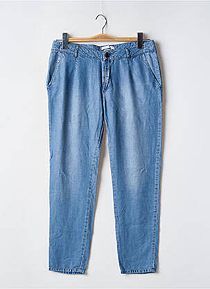 Pantalon chino taille basse taille basse bleu REIKO femme