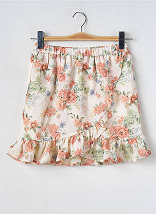 Jupe courte taille haute beige BOOHOO femme