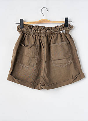 Short fermeture zippée sous rabat boutonné taille haute vert BILLABONG femme